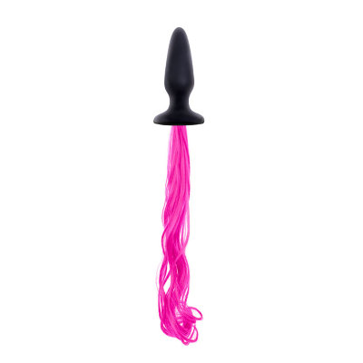 NS Novelties Unicorn Tails Butt Plug Pink