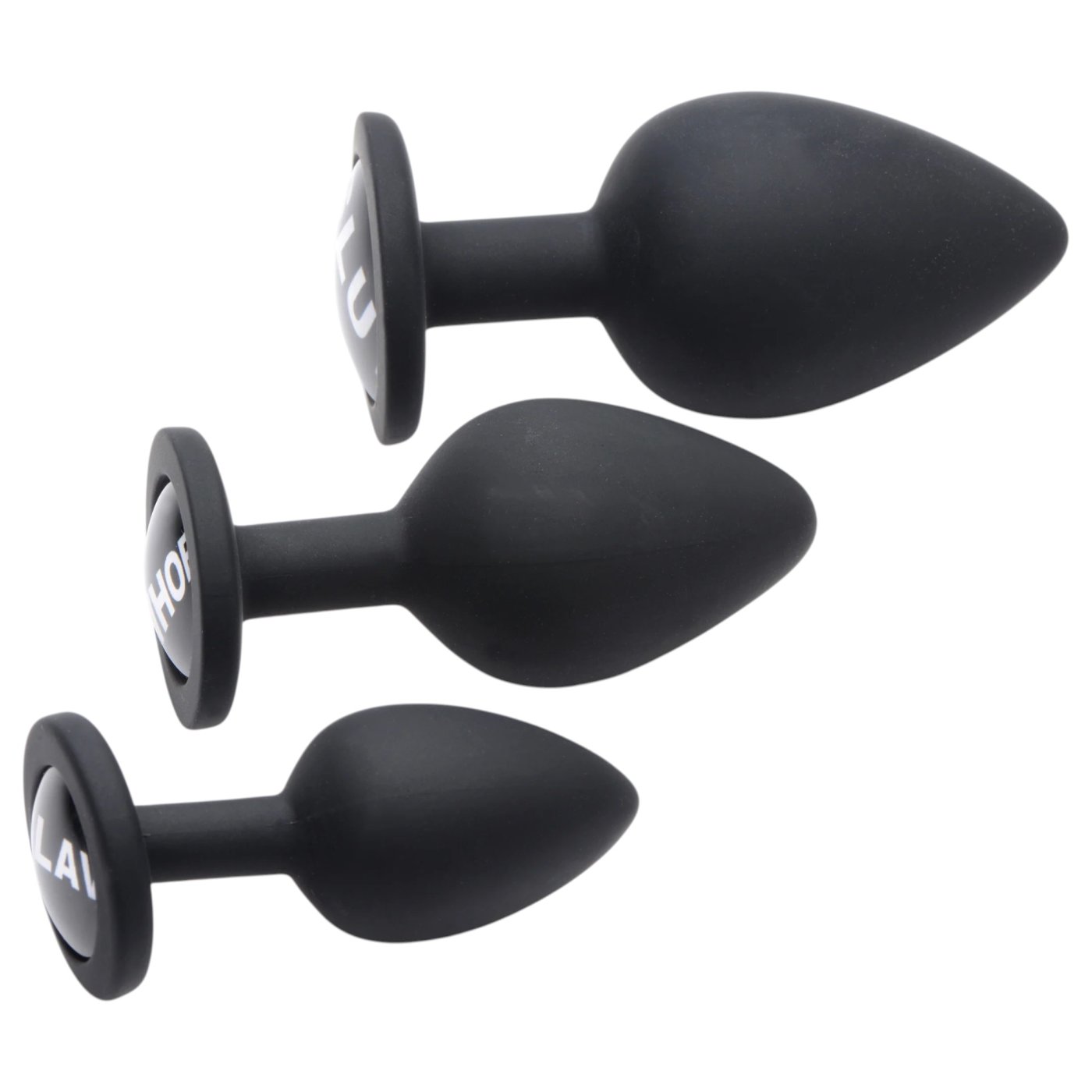 Master Series Dirty Words Anal Plug Set (3 Pieces)