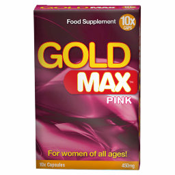 GoldMAX Pink Libido Supplement For Women 10 Pack 450mg