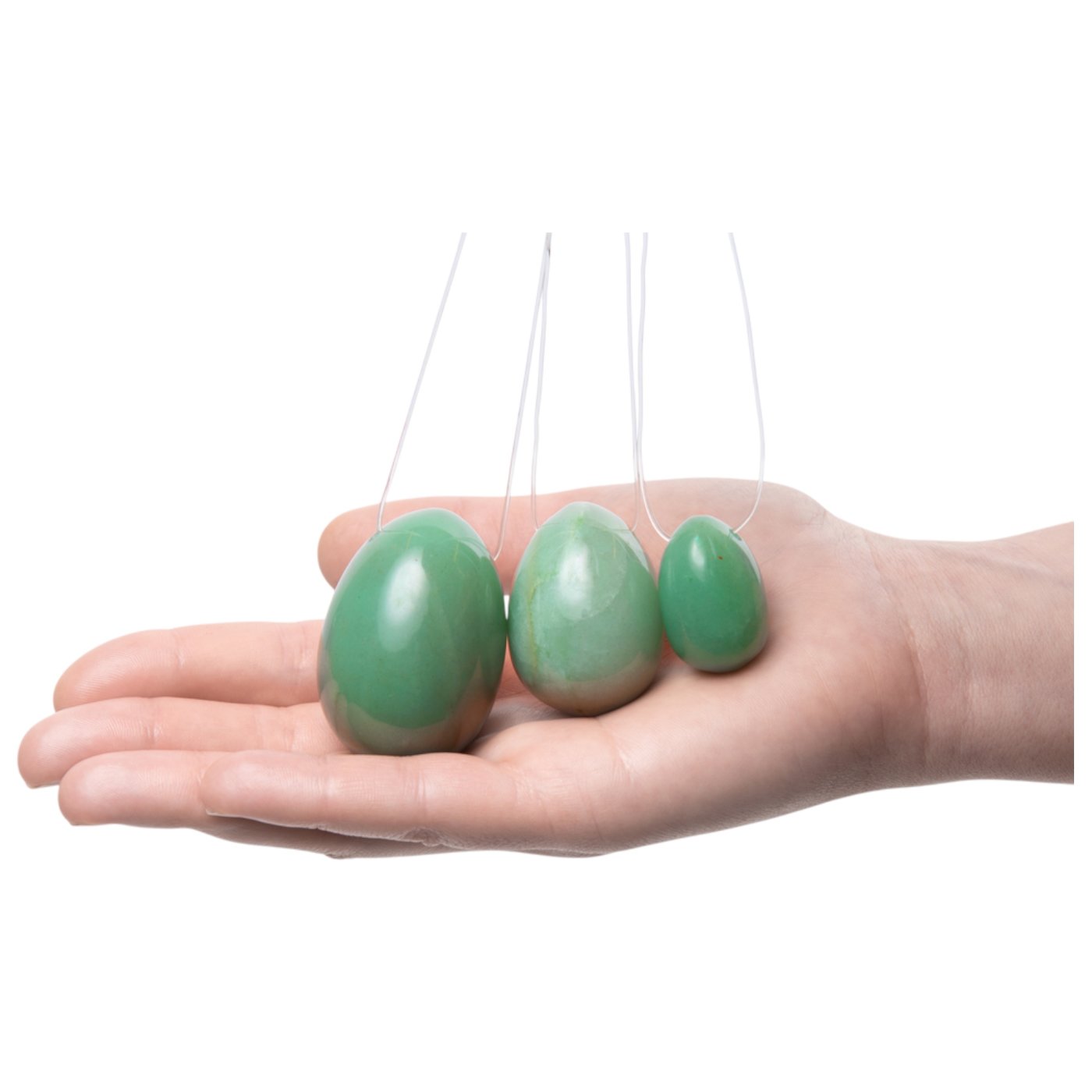 La Gemmes Yoni Egg Set Jade (L-M-S)
