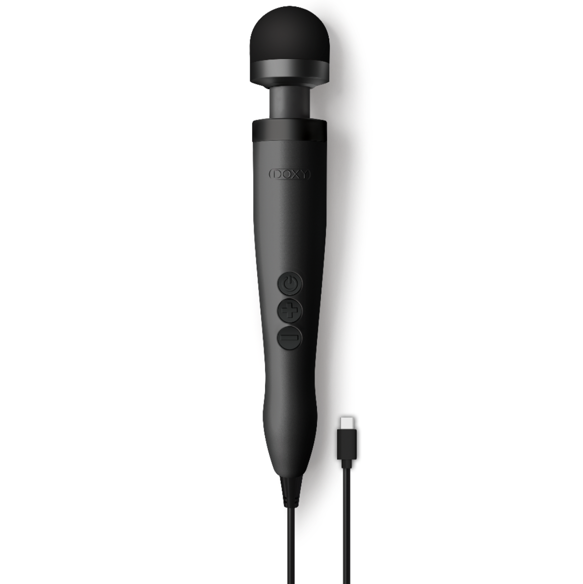 Doxy 3 USB-C-Powered Wand Massager Matte Black