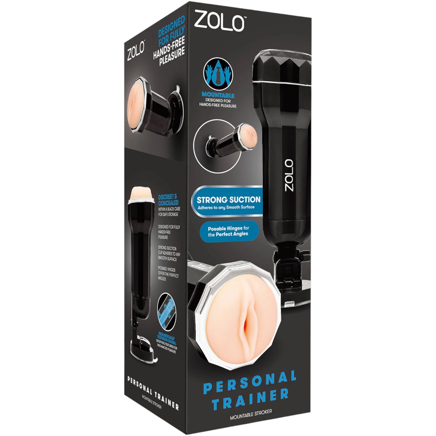ZOLO Personal Trainer Mountable Hands-Free Masturbator