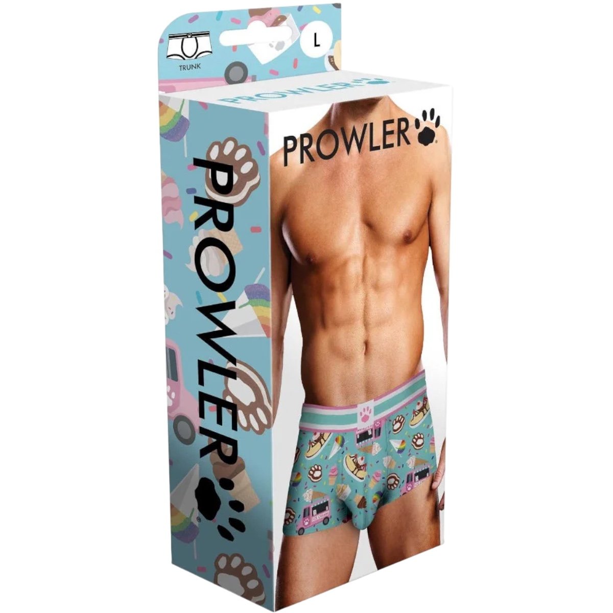 Prowler Sundae Print Trunk Green Pink
