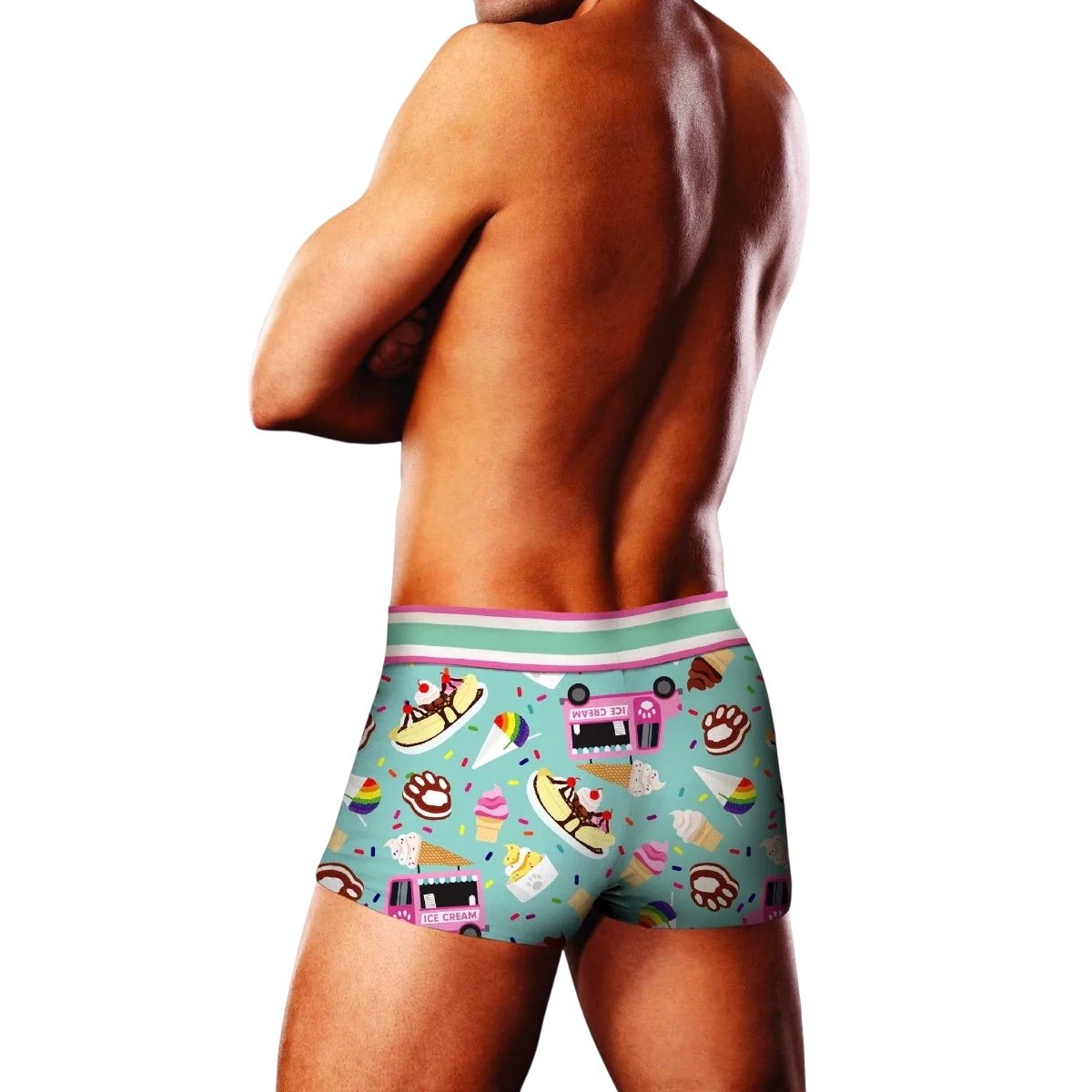 Prowler Sundae Print Trunk Green Pink