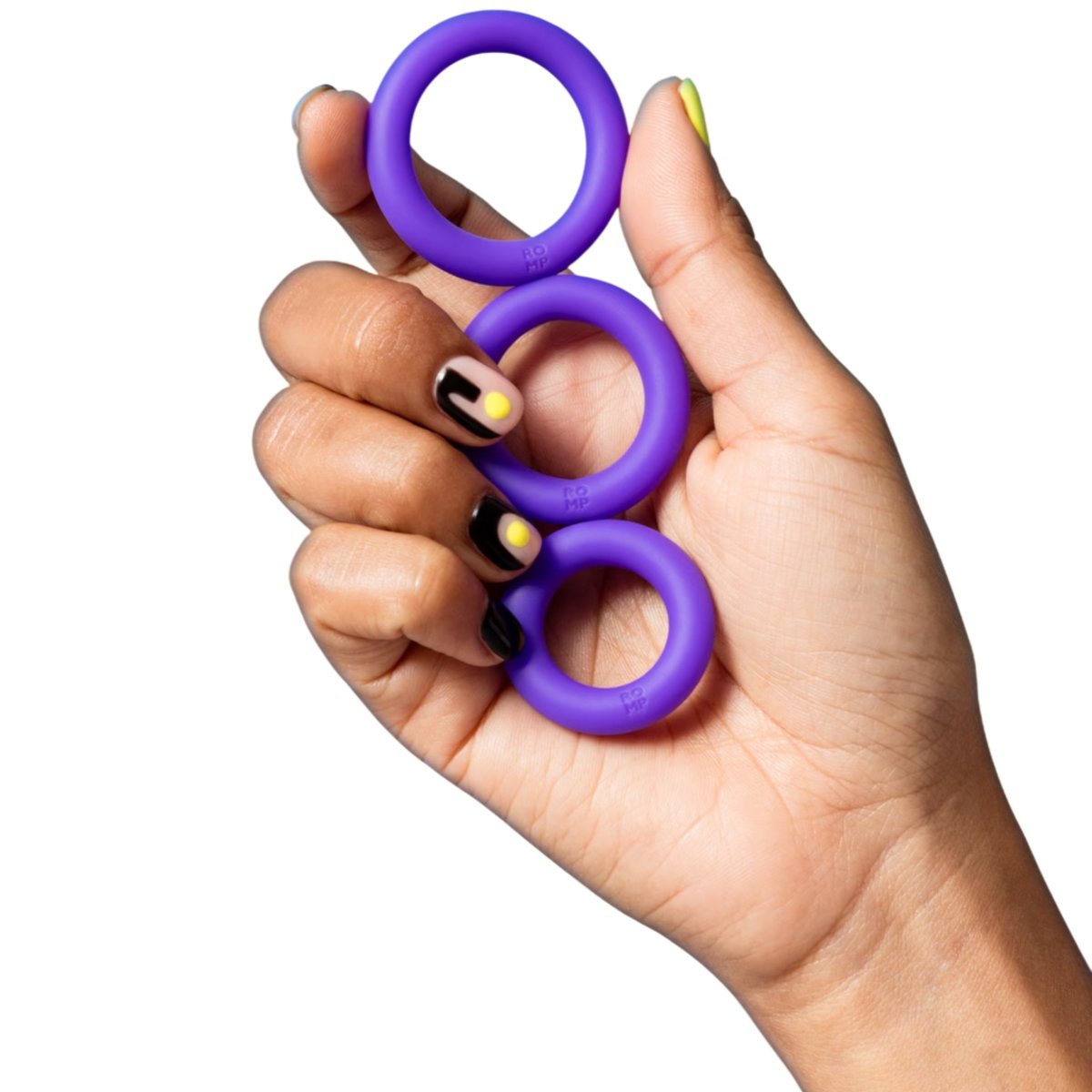 ROMP Remix Trio Silicone Cock Ring Set (3 Piece)
