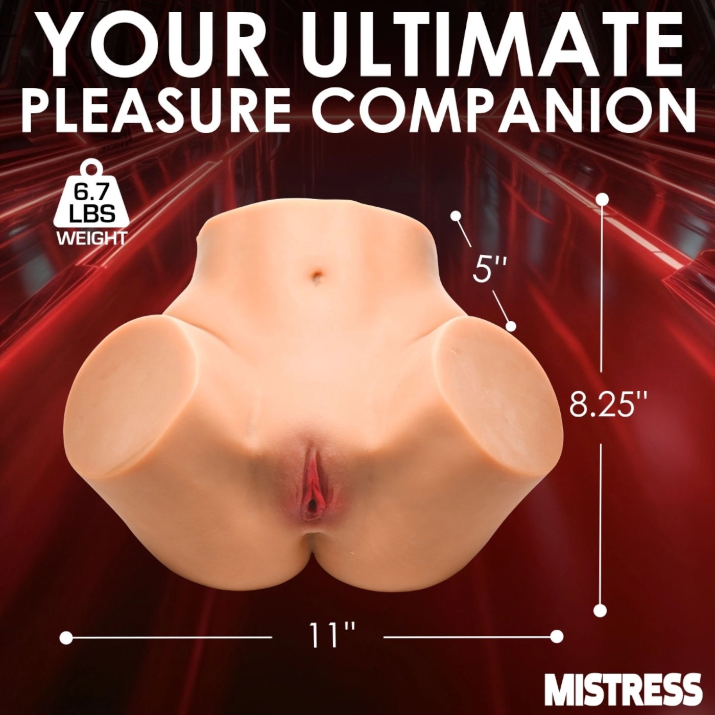 Mistress Remote Control Vibrating Pussy & Ass Masturbator