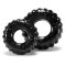 Oxballs Truckt Cock Ring Set Black (2 Pack)