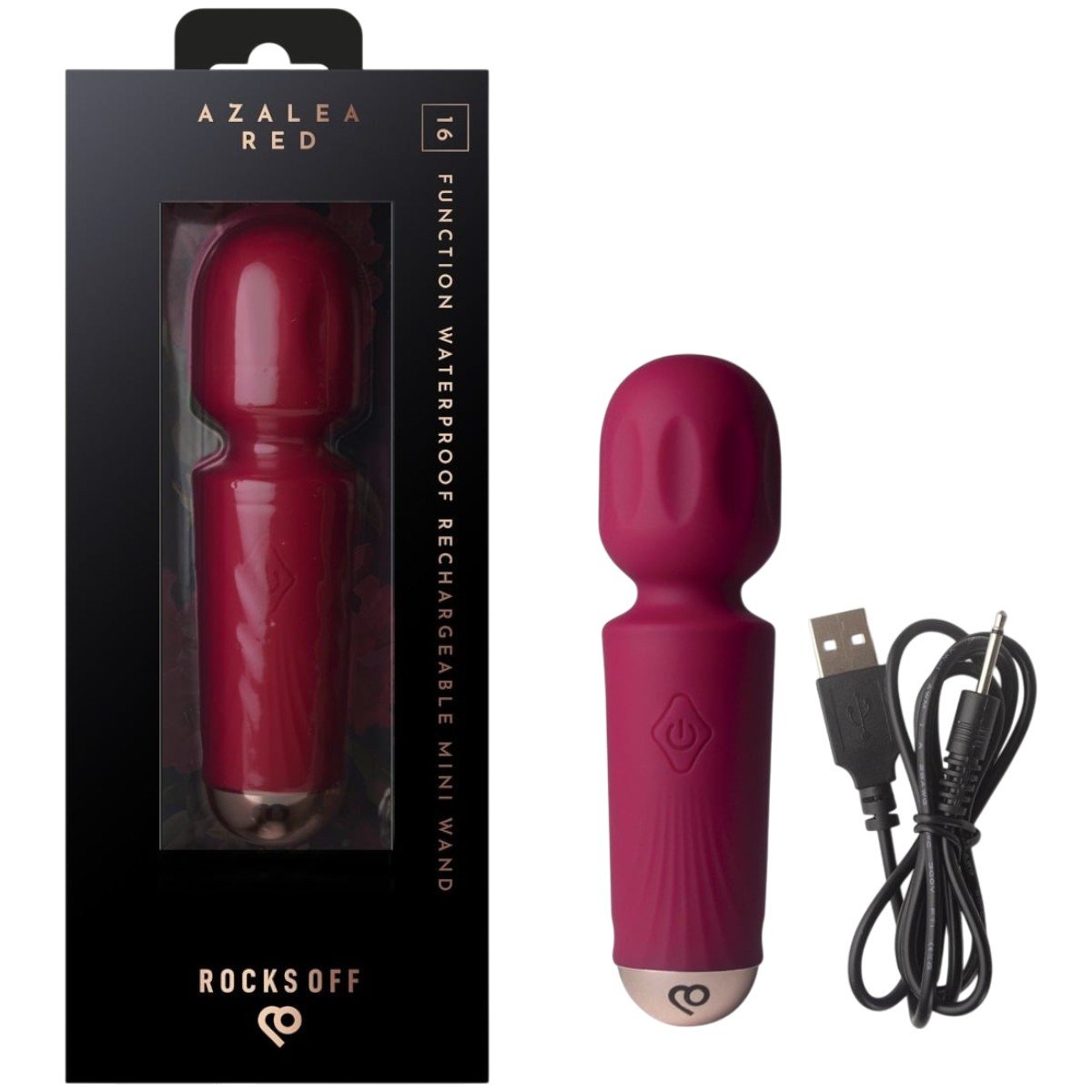 Rocks Off Waterproof Rechargeable Mini Wand Massager