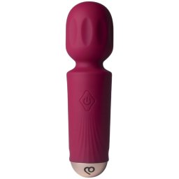 Rocks Off Waterproof Rechargeable Mini Wand Massager (Red)