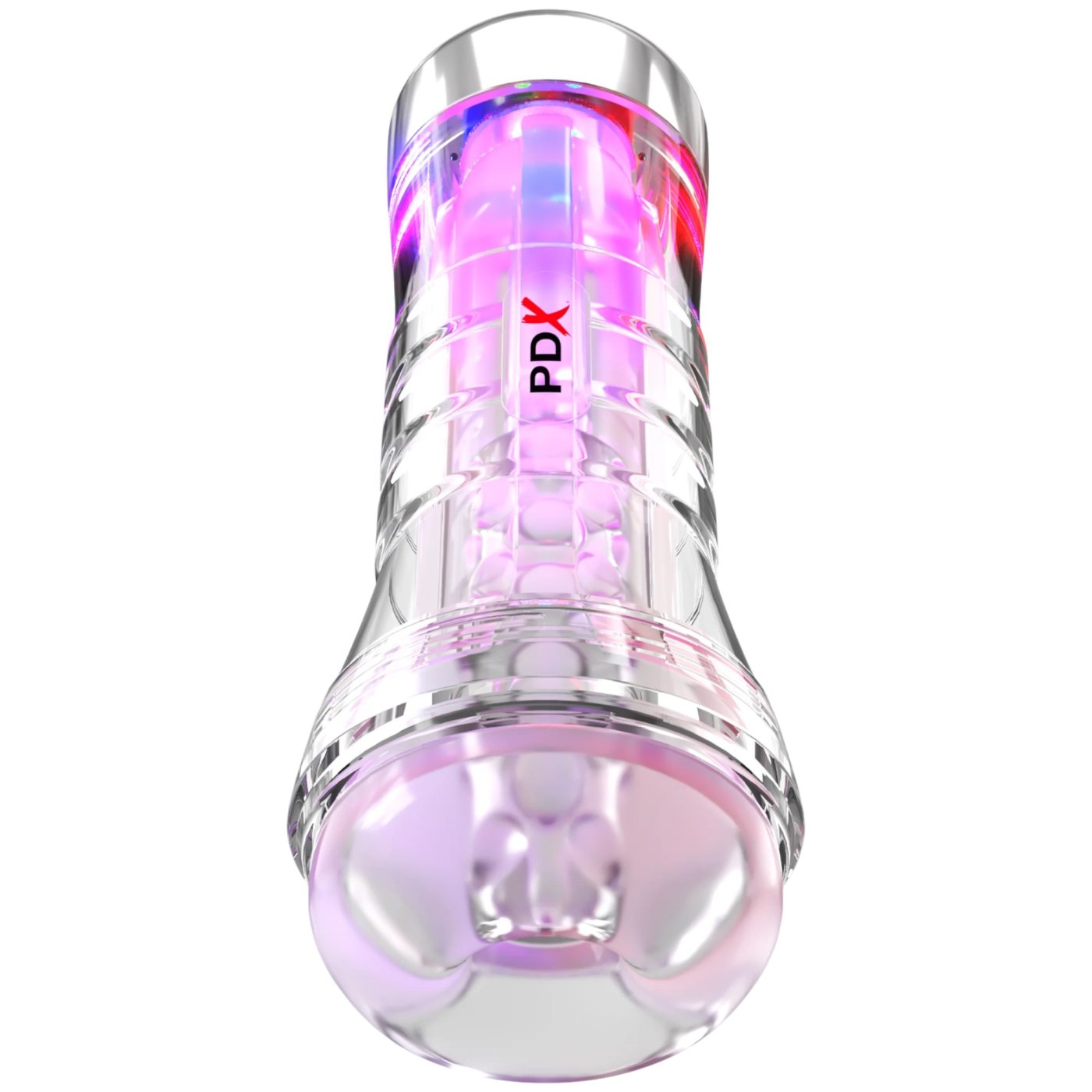 PDX Elite ViewTube XXL See-Thru LED Stroker Male Masturbator