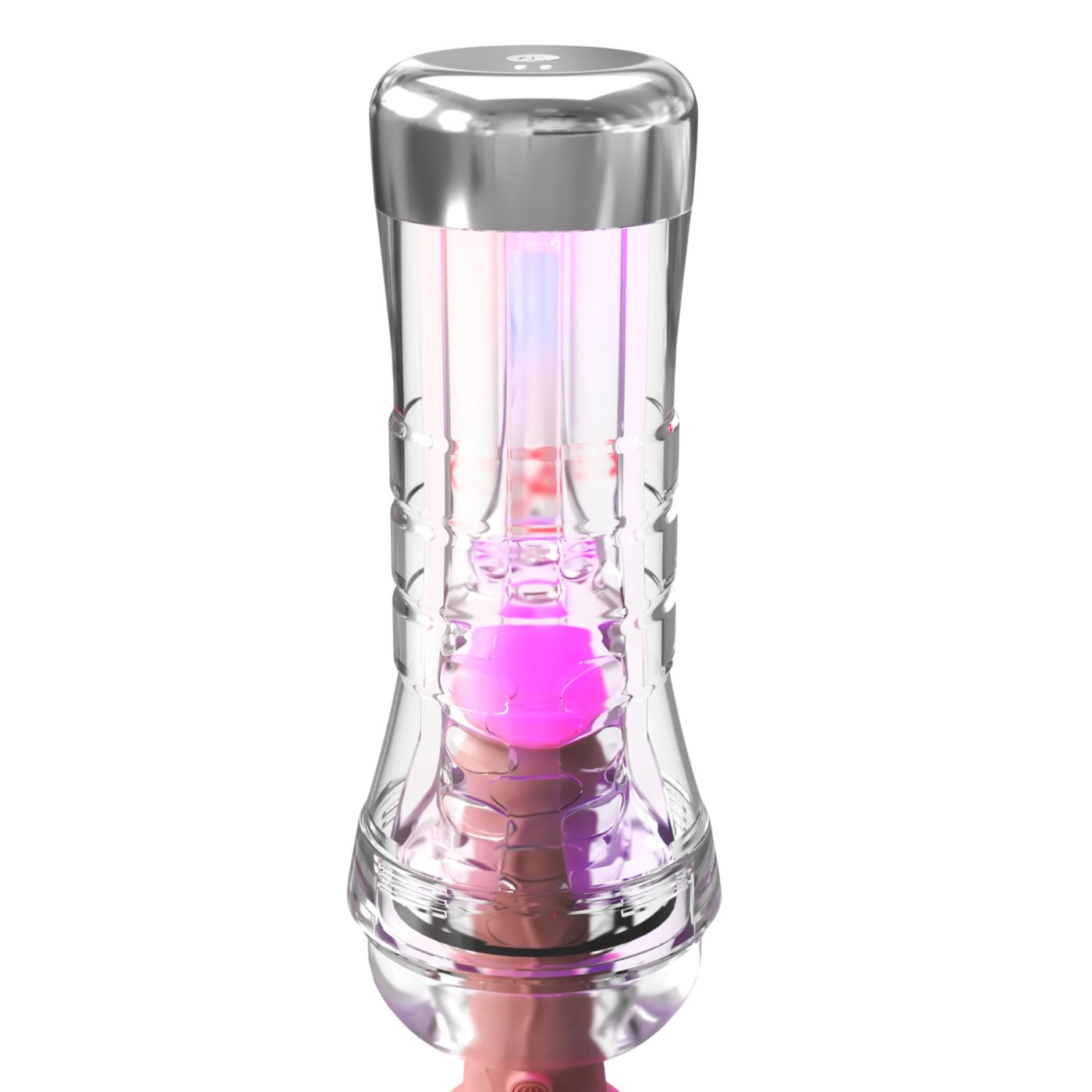PDX Elite ViewTube XXL See-Thru LED Stroker Male Masturbator