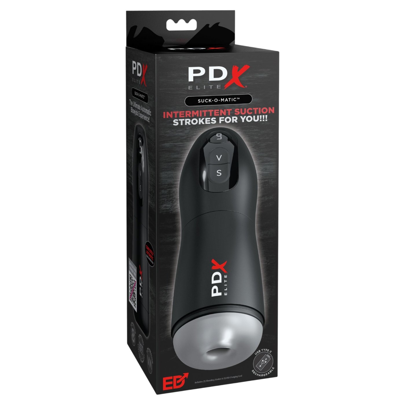 PDX Elite Suck-O-Matic Suction Vibrating Male Masturbator