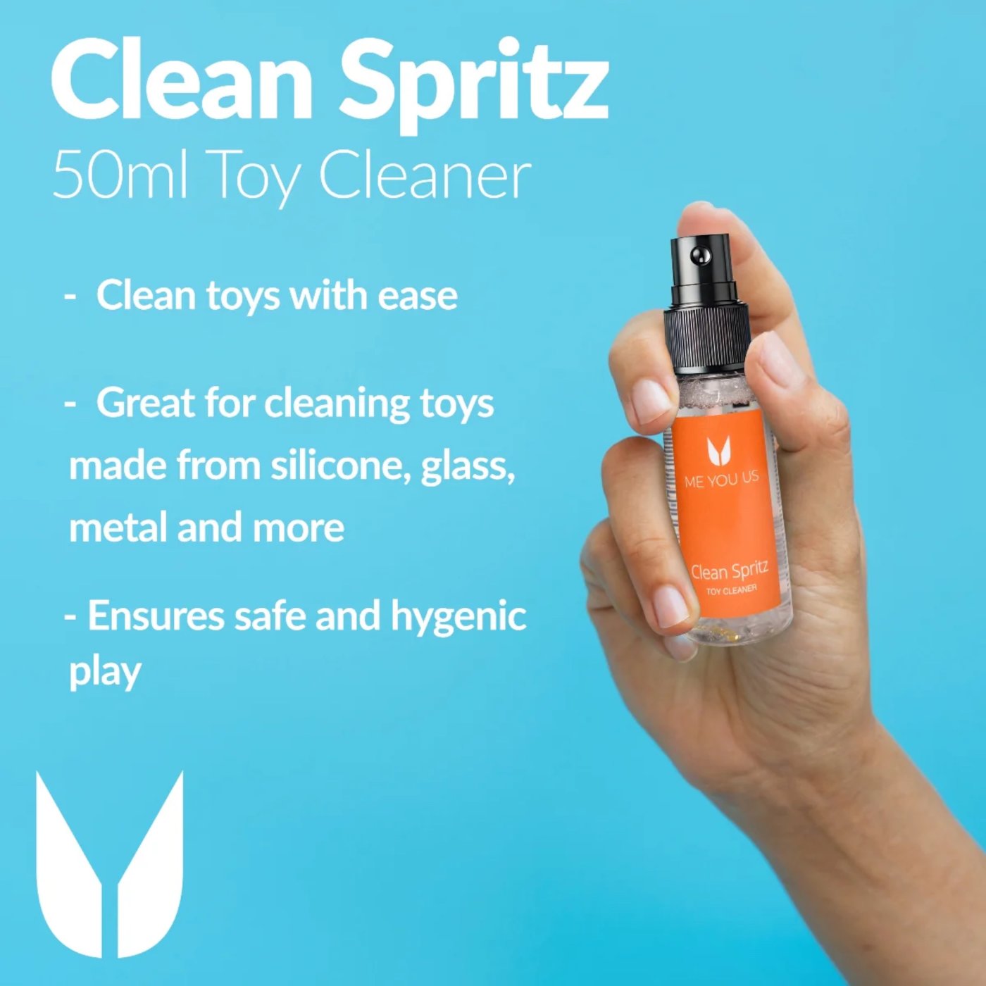 Me You Us Spritz Toy Cleaner Spray Transparent 50ml
