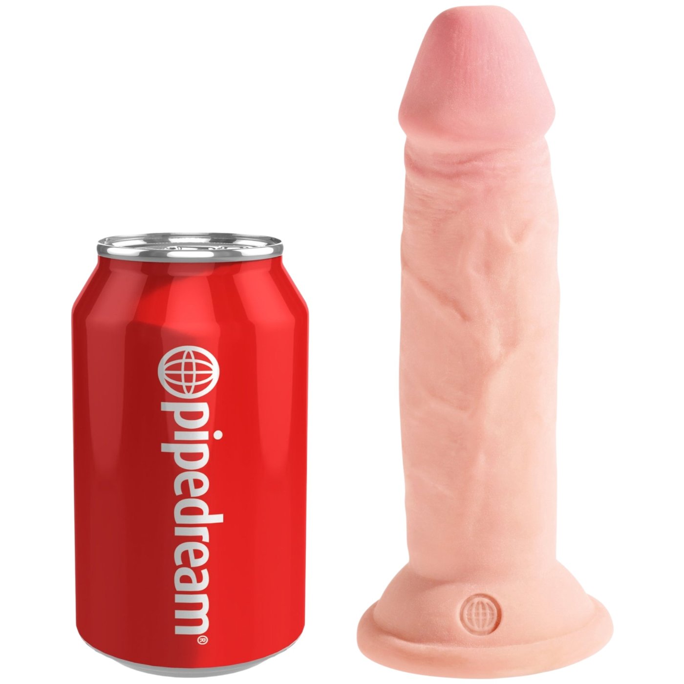 King Cock Plus 6 Inch Triple Density Realistic Dildo with Suction Cup