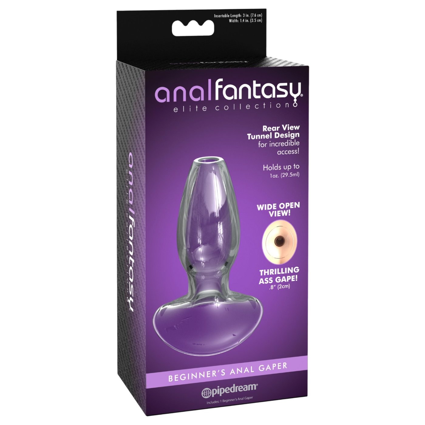 Anal Fantasy Elite Beginners Anal Gaper Hollow Butt Plug