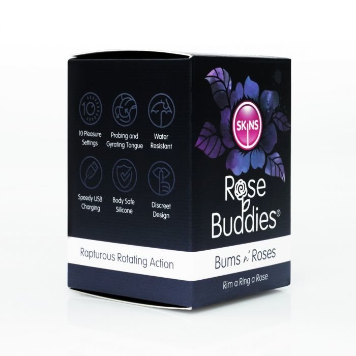 Skins Rose Buddies Bums n' Roses Anal Rimming Vibrator