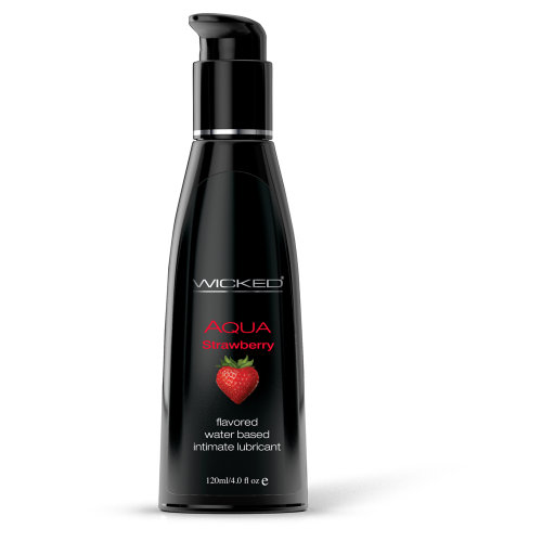 Wicked Sensual Care Aqua Strawberry Transparent 120ml Wicked Sensual Care Aqua Strawberry Transparent 120ml