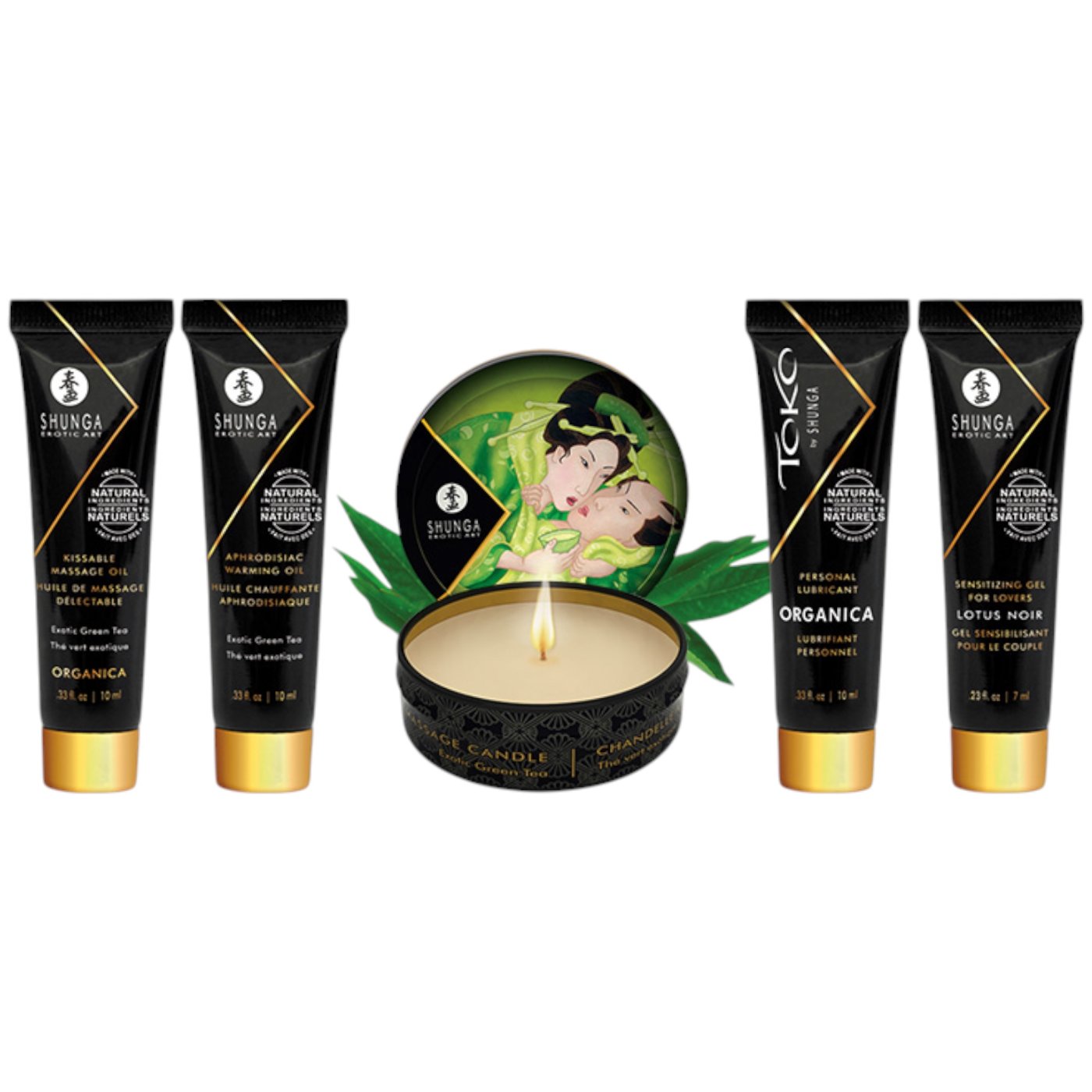 Shunga Geisha's Secret Gift Set Exotic Green Tea (5 Piece)