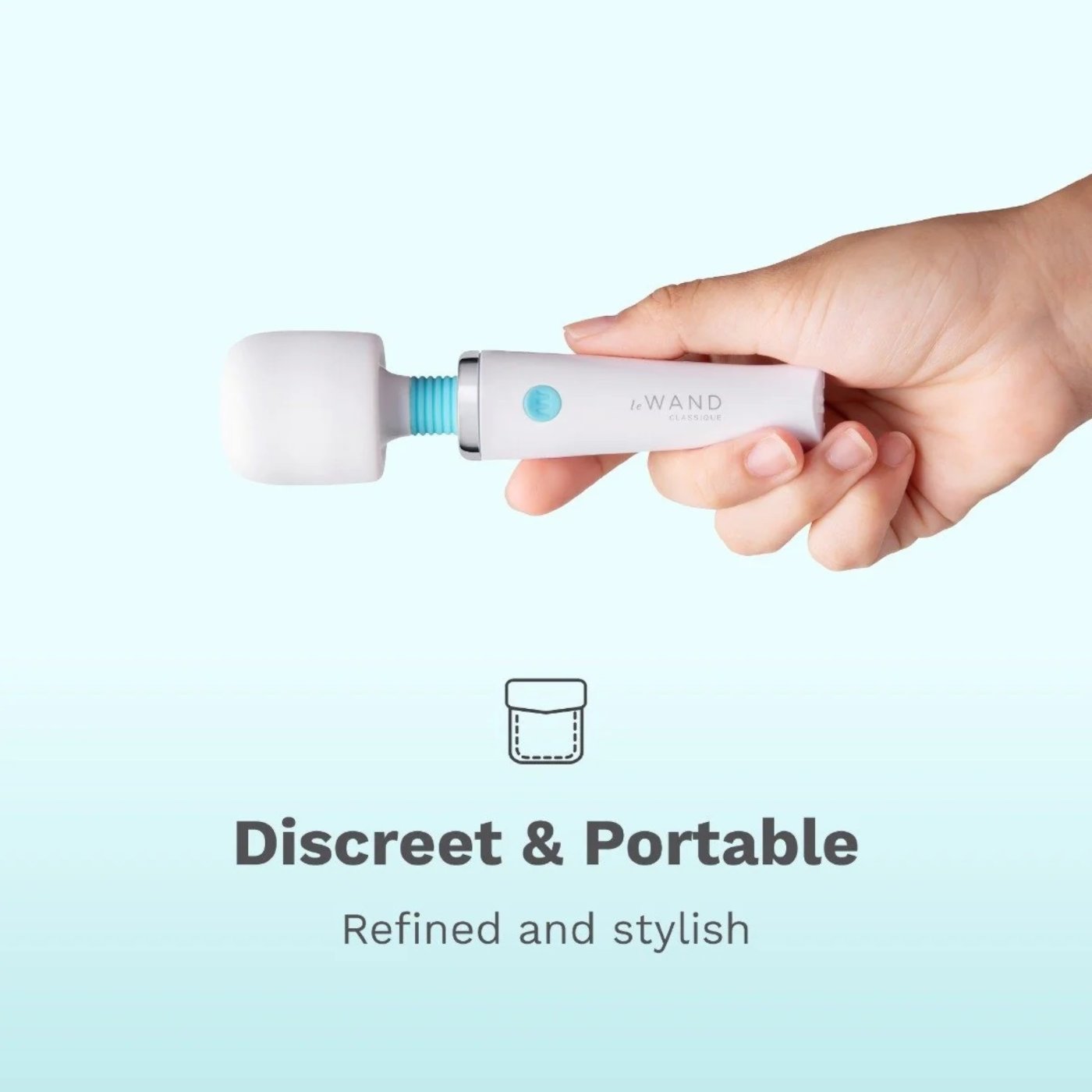 Le Wand Classique Mini Rechargeable Vibrating Wand Massager