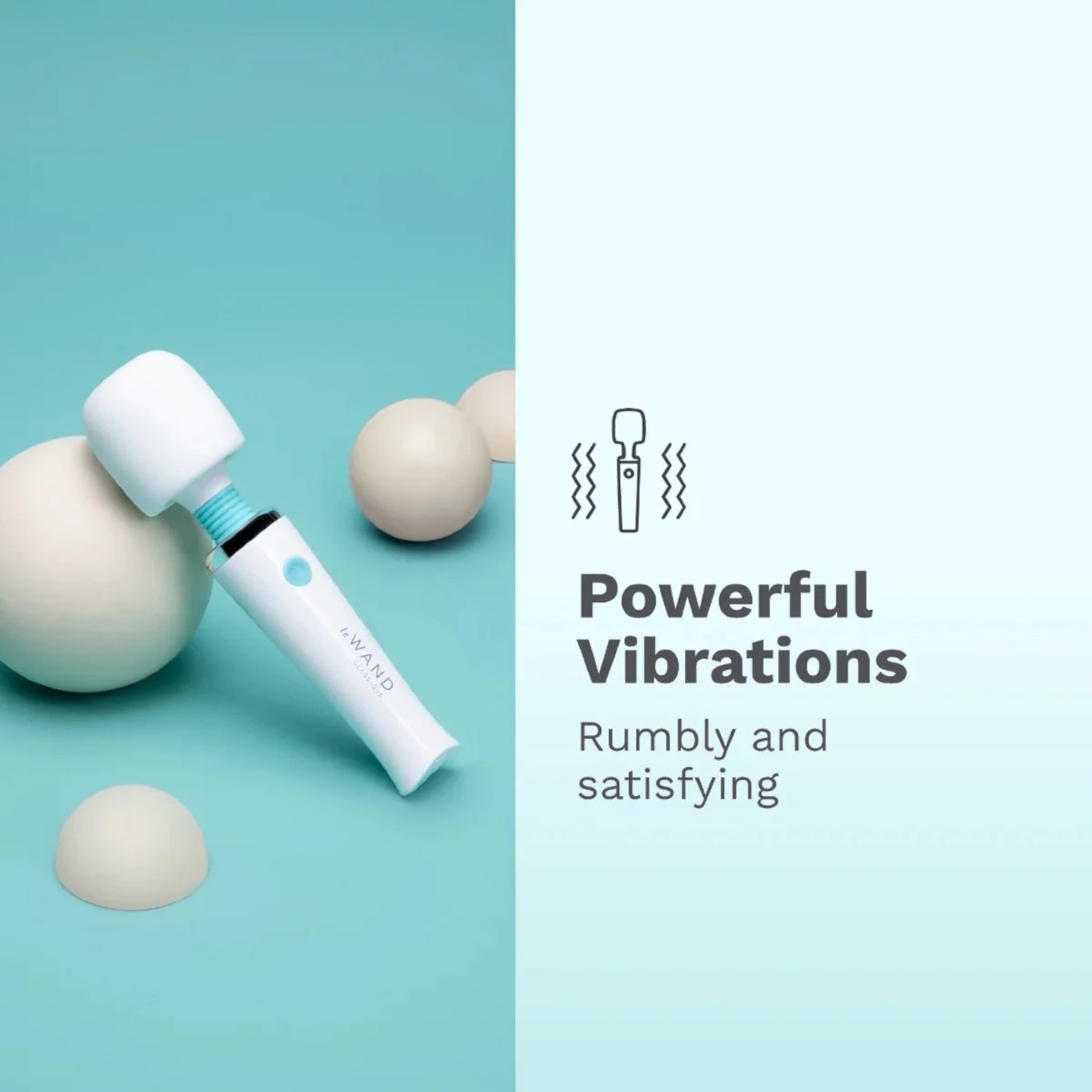 Le Wand Classique Mini Rechargeable Vibrating Wand Massager