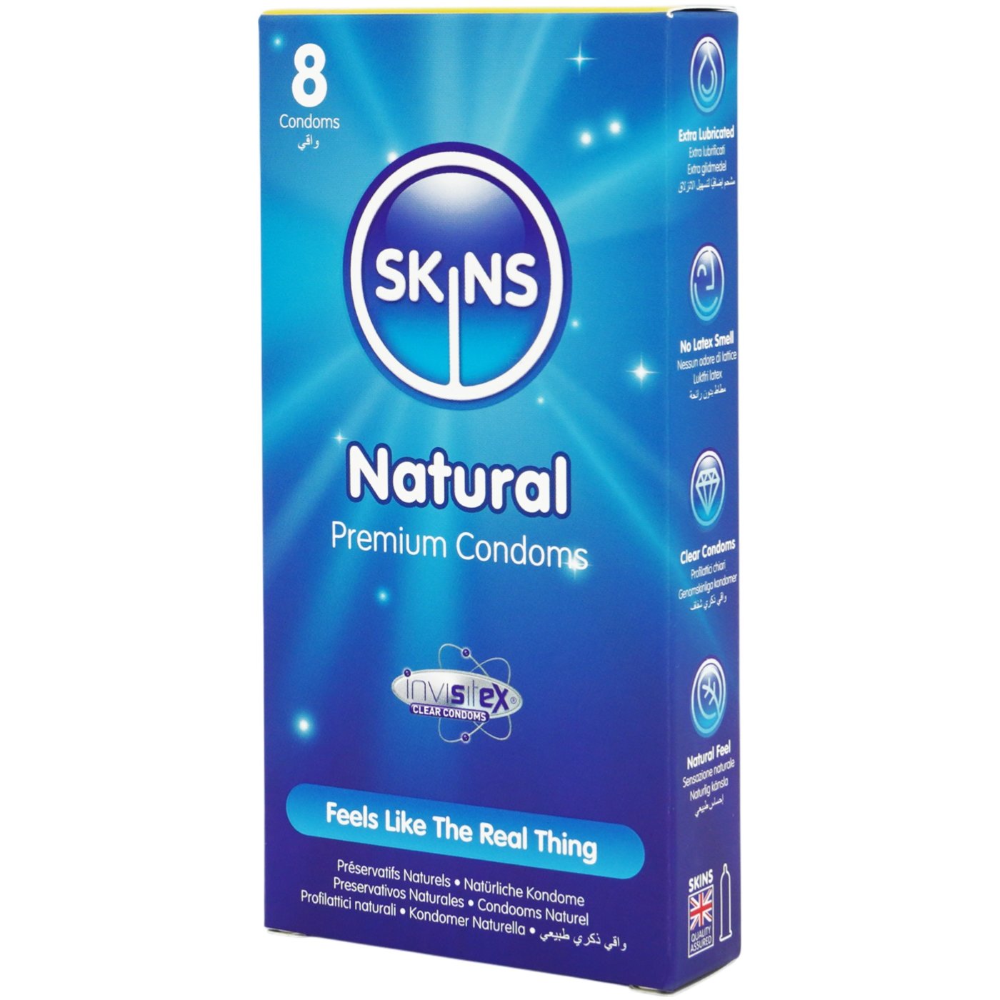 Skins Natural Premium Condoms (8 Pack)
