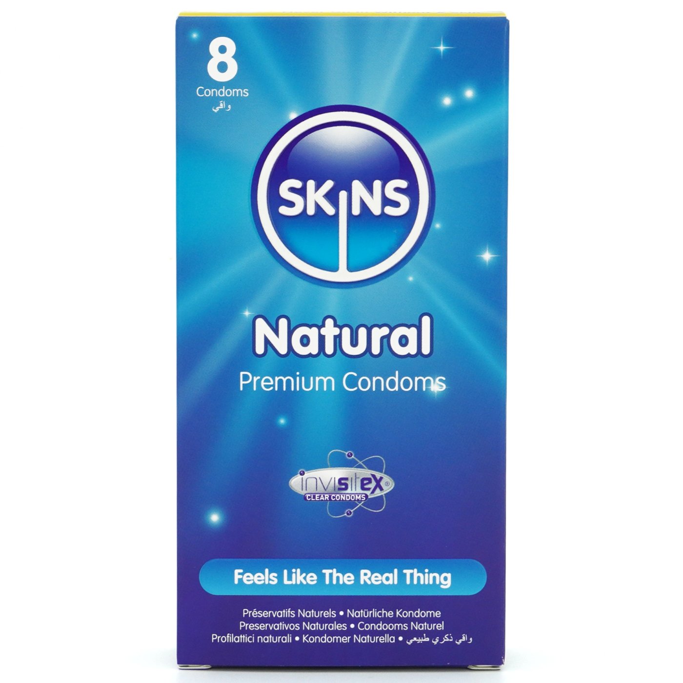 Skins Natural Premium Condoms (8 Pack)