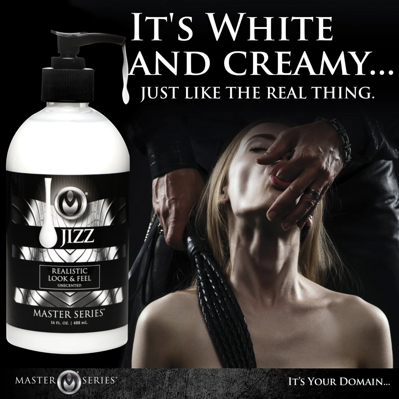 Master Series Jizz Unscented Water-Based Cum Lube 488ml