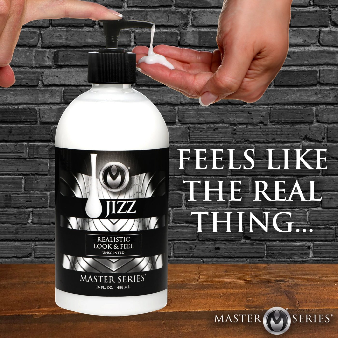 Master Series Jizz Unscented Water-Based Cum Lube 488ml