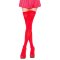 Leg Avenue Opaque Nylon Thigh High Stockings Red