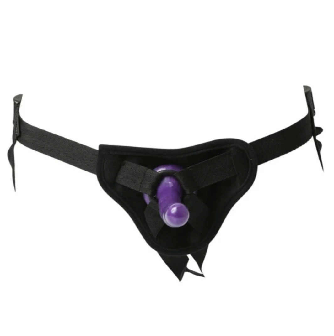 S&M Strap-on & Silicone Dildo Set