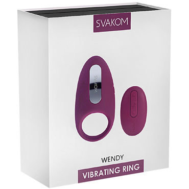 Svakom Winni Remote Control Clitoral Stimulator Penis Ring for Couples Purple – Svakom
