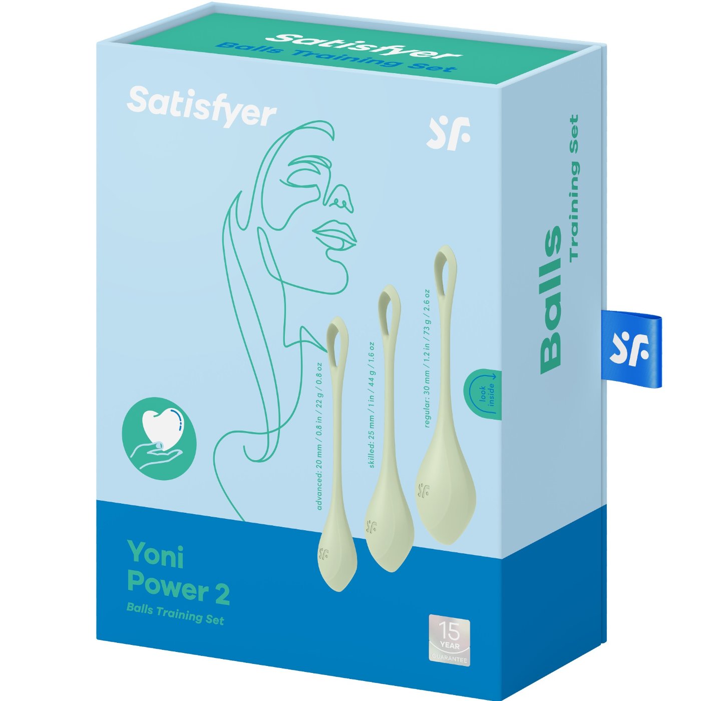 Satisfyer Yoni Power 2 Ben Wa Balls Light Green