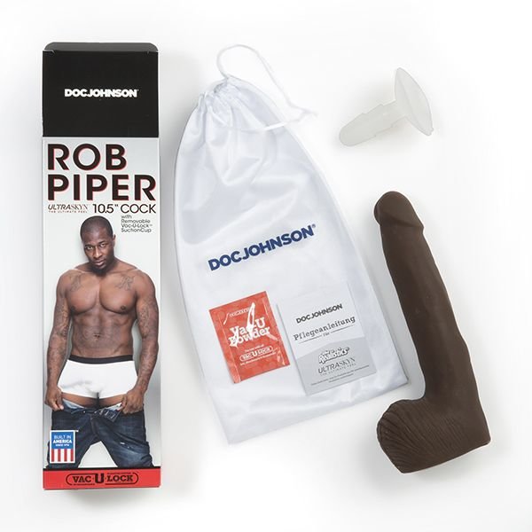 Signature Cocks Rob Piper Ultraskyn Cock with Suction Cup 10.5 Inch