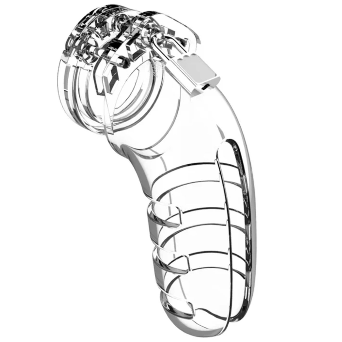 Man Cage Model 06 Clear Cock Cage 5.5 Inch 