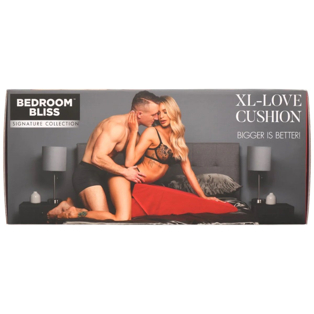 Bedroom Bliss XL Love Wedge Cushion Red