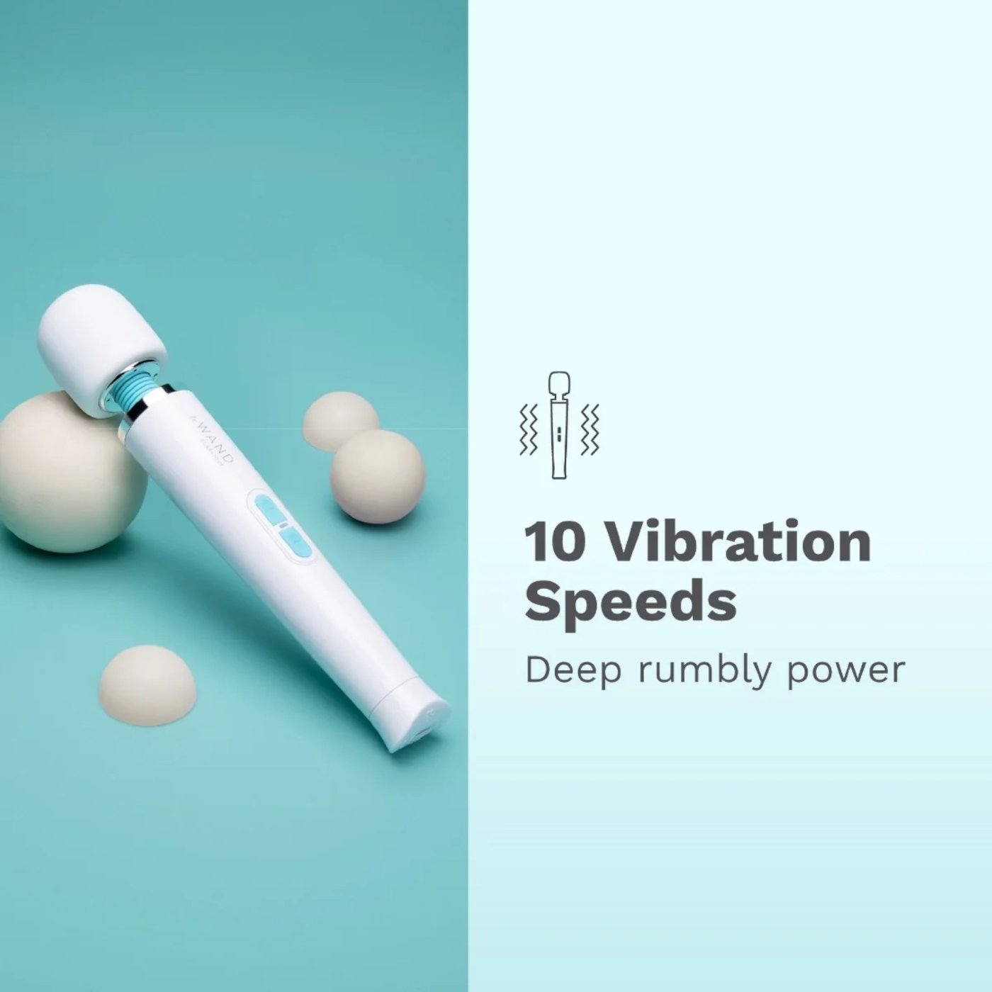 Le Wand Classique Cordless Petite Rechargeable Vibrating Wand Massager