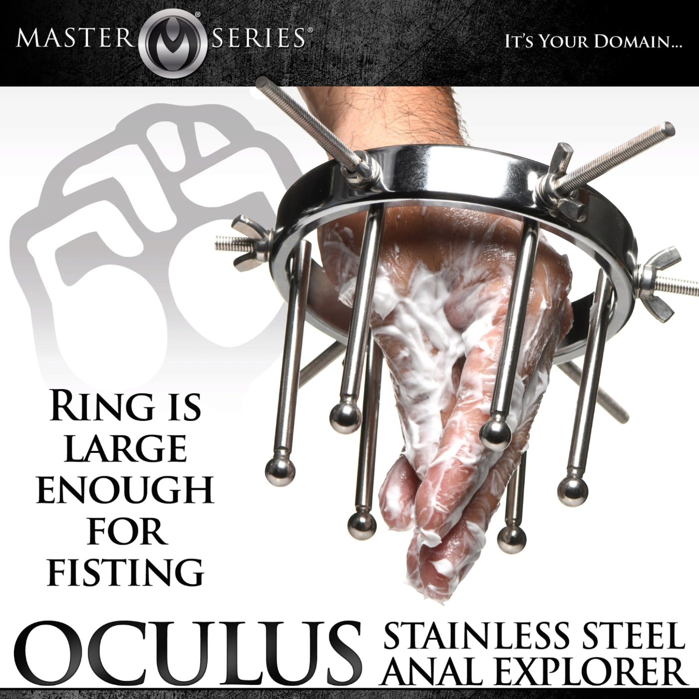 Master Series Oculus Stainless Steel Anal Stretcher