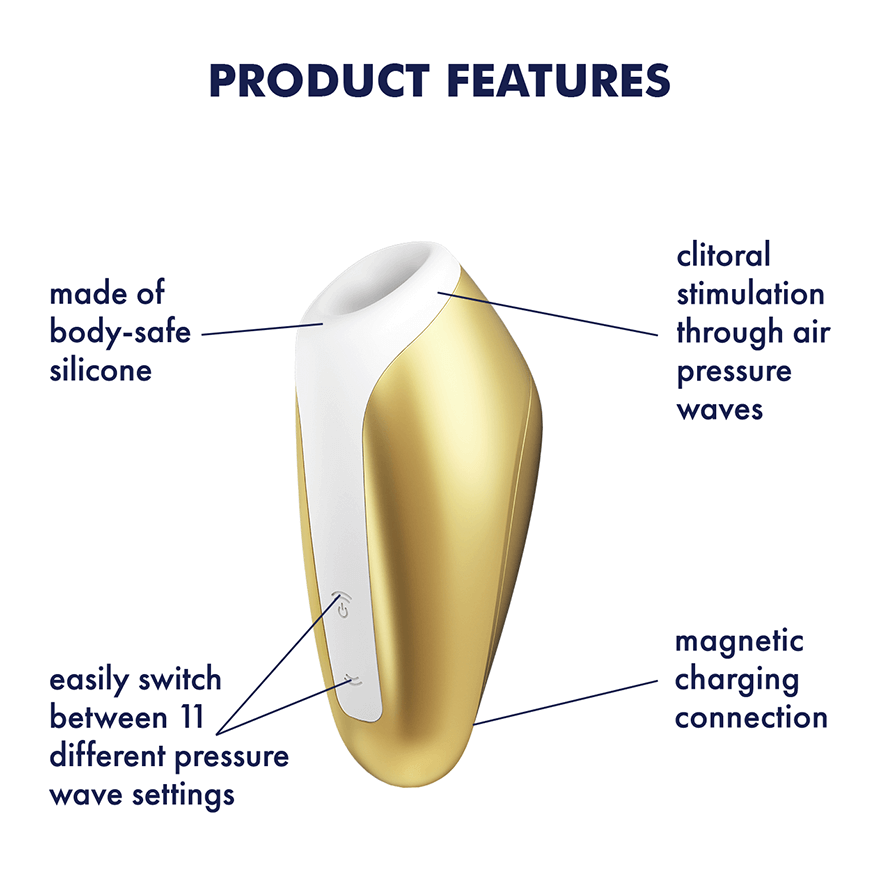Satisfyer Love Breeze Air-Pulse Clitoris Stimulator Yellow