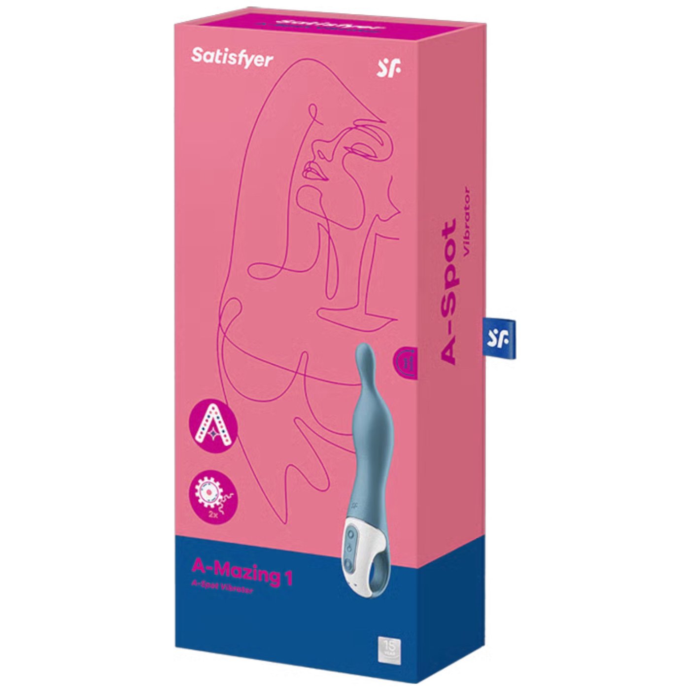 Satisfyer A-Mazing 1 A-Spot Vibrator Blue