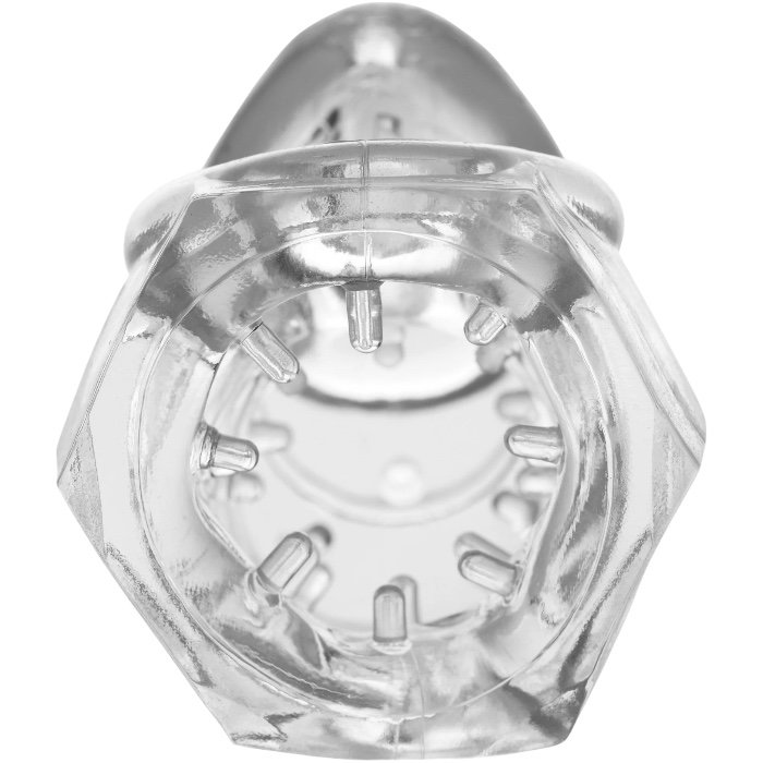 Master Series Detained 2.0 Restrictive Chastity Cage With Nubs