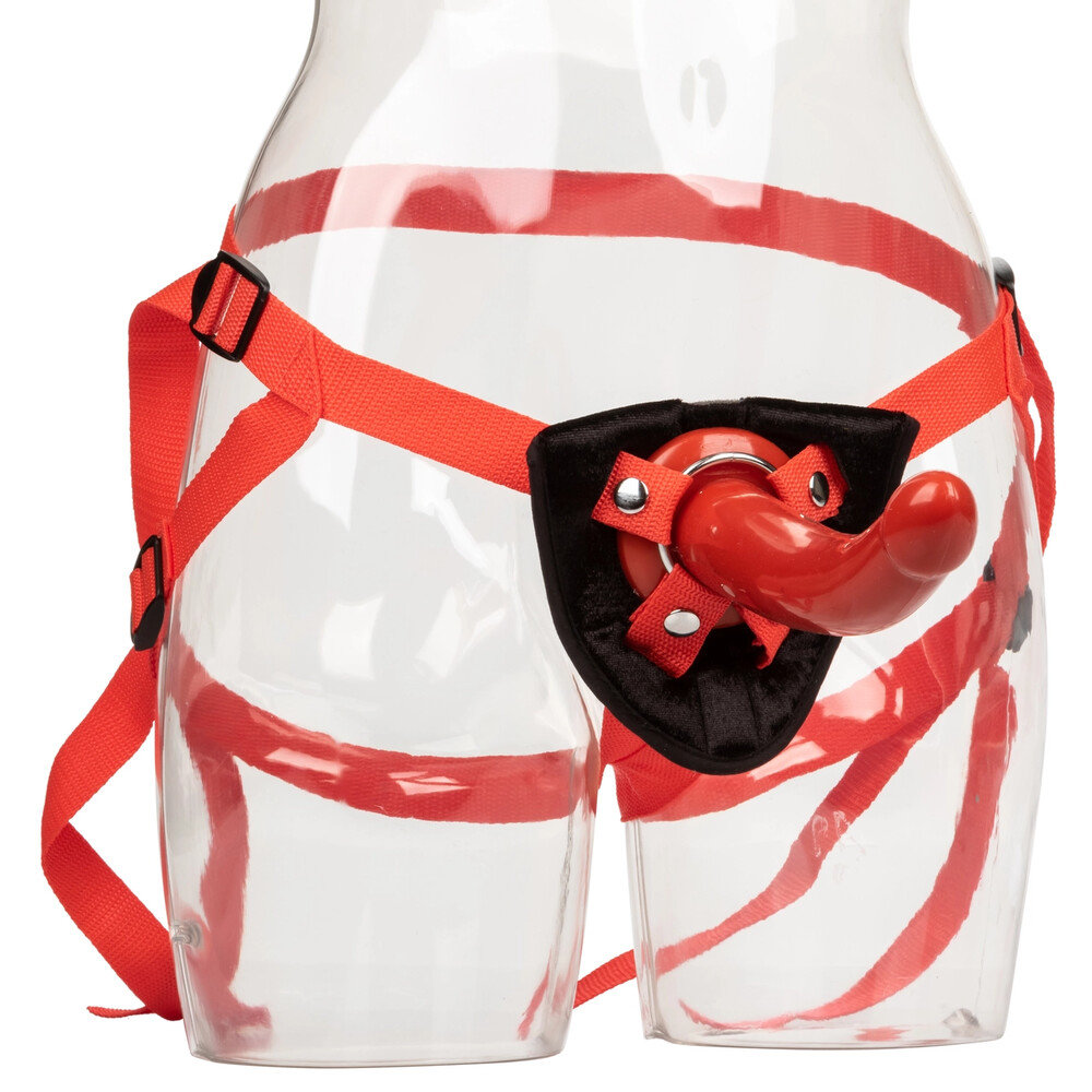 CalExotics Sophias Red Rider Strap On Dildo 6 Inch