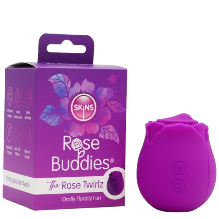 Skins Rose Buddies Rose Twirlz Clitoral Vibrator