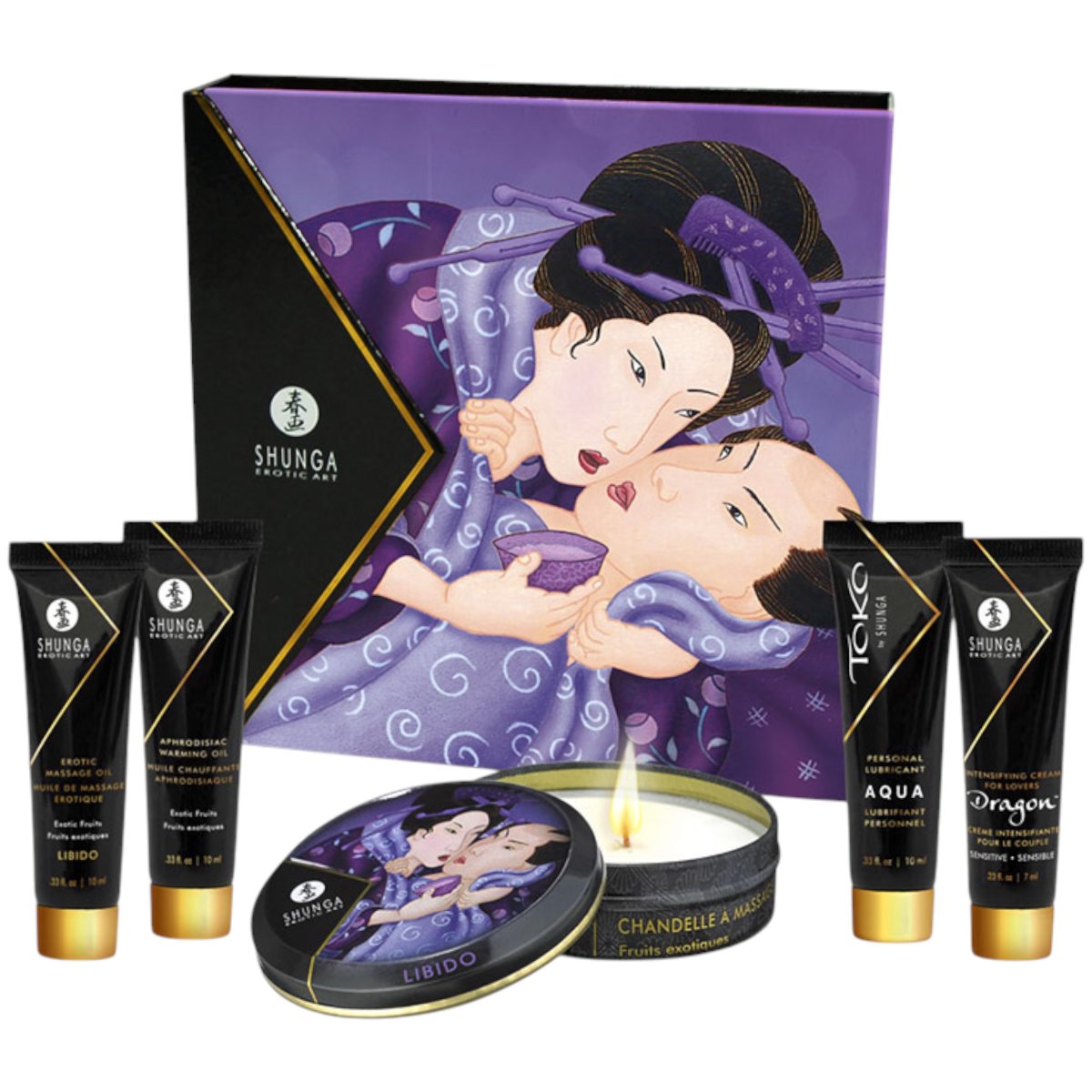Shunga Geisha's Secret Gift Set Exotic Fruits (5 Piece) – Shunga