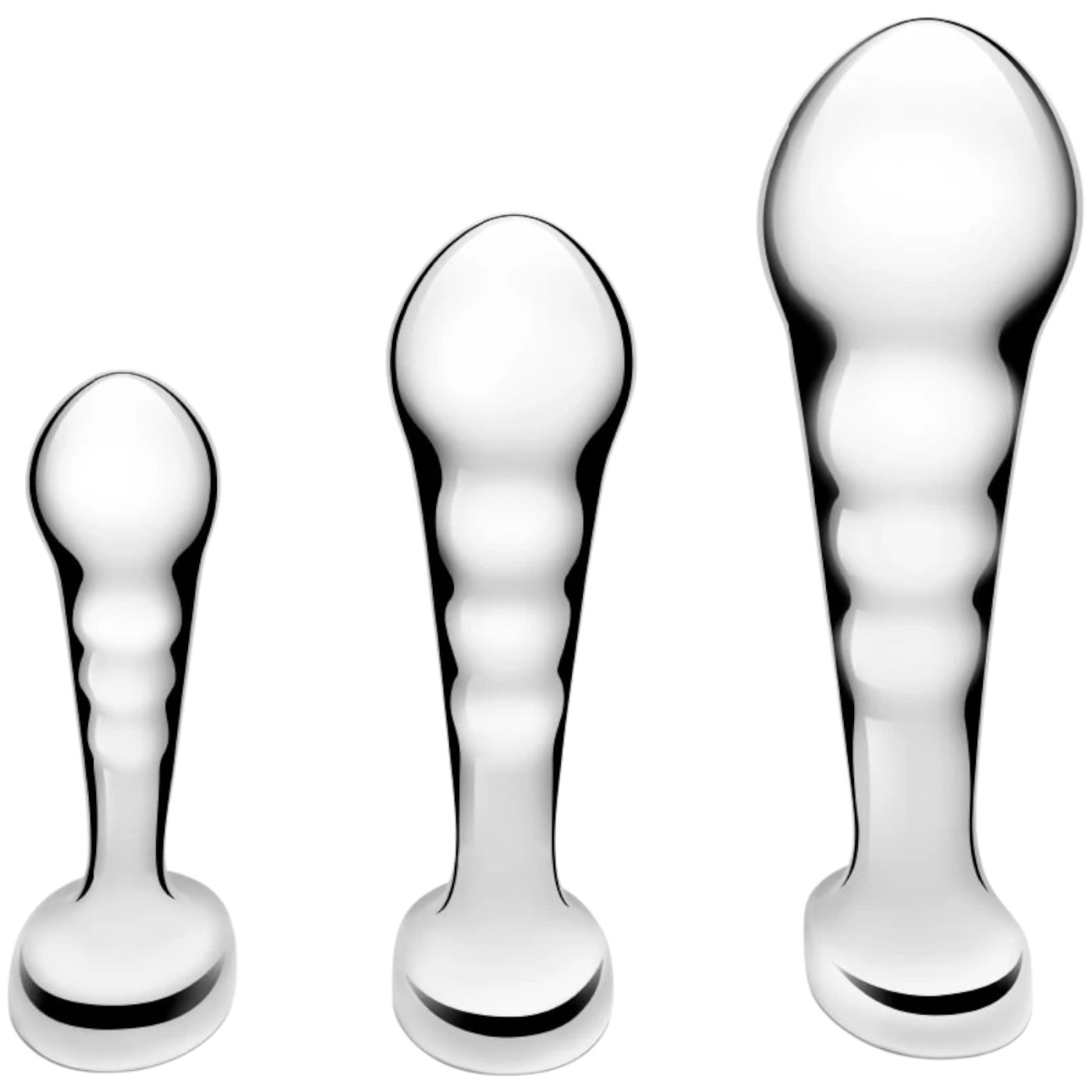 b-Vibe Stainless Steel P-Spot Training Set (3 Piece)