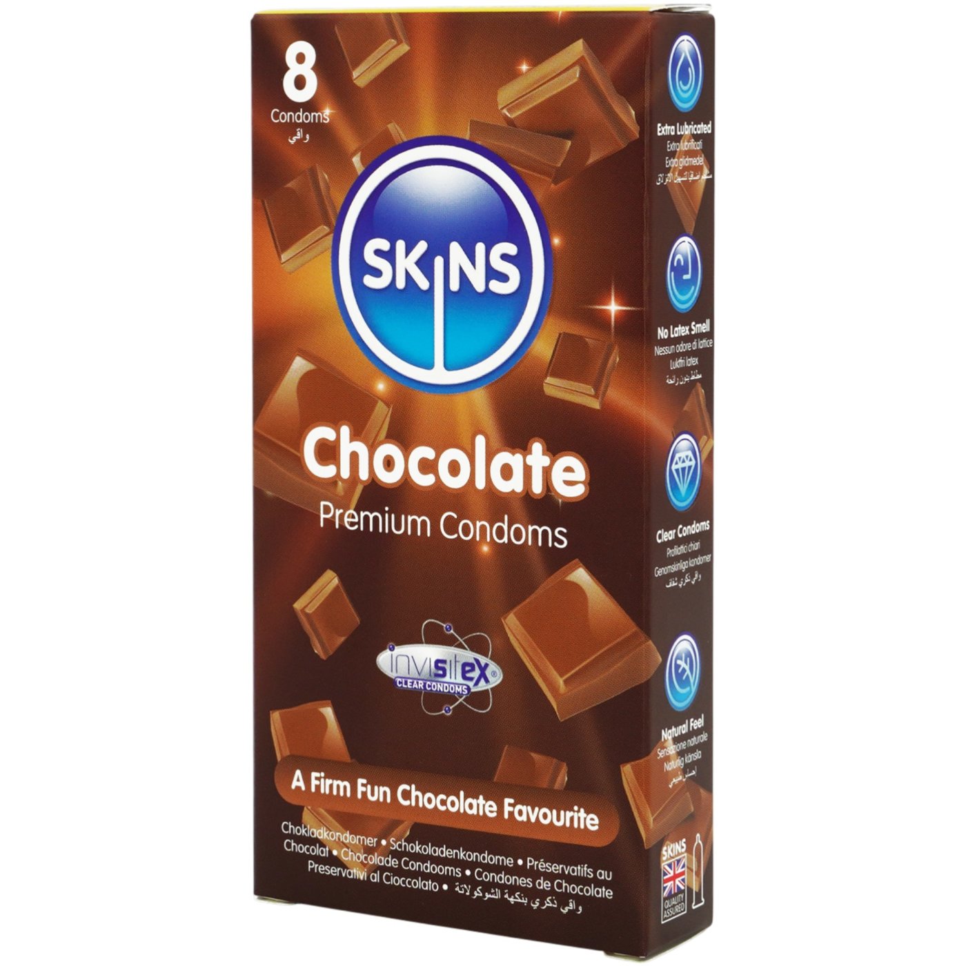 Skins Chocolate Premium Condoms (8 Pack)