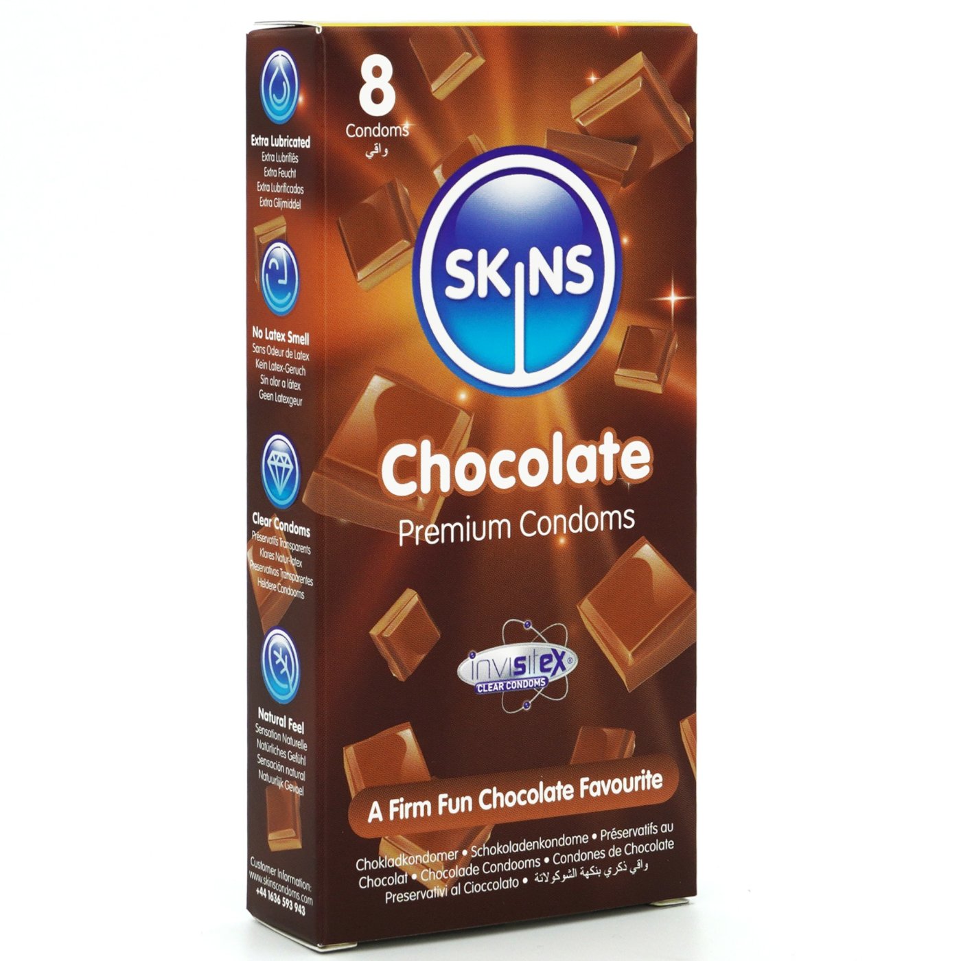 Skins Chocolate Premium Condoms (8 Pack)