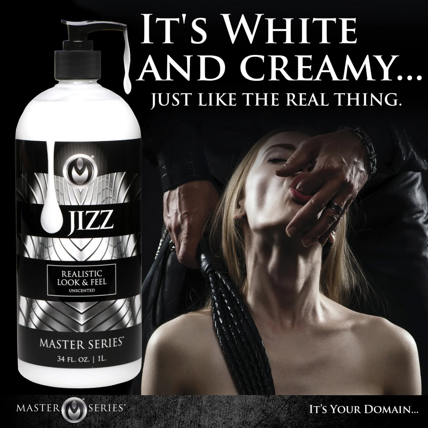Master Series Jizz Unscented Water-Based Cum Lube 1L