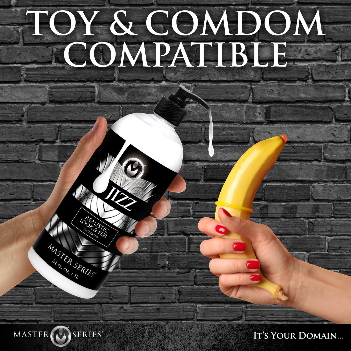 Master Series Jizz Unscented Water-Based Cum Lube 1L