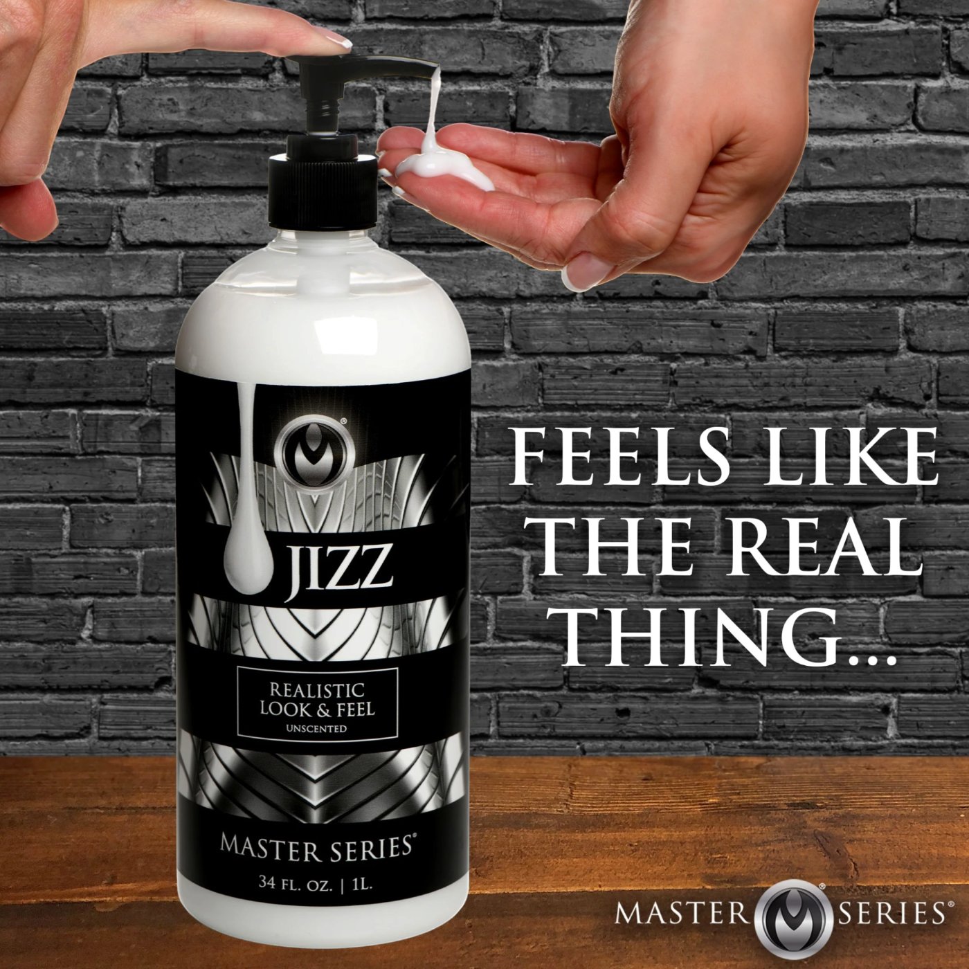 Master Series Jizz Unscented Water-Based Cum Lube 1L