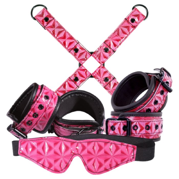 NS Novelties Bondage Kit Pink (4 Piece) 